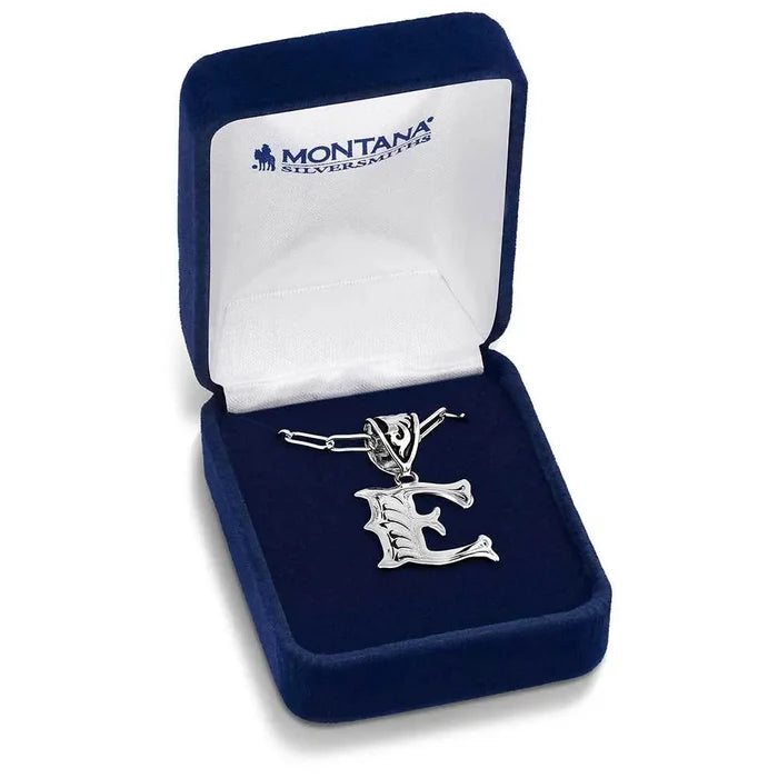 Western Initial E Necklace