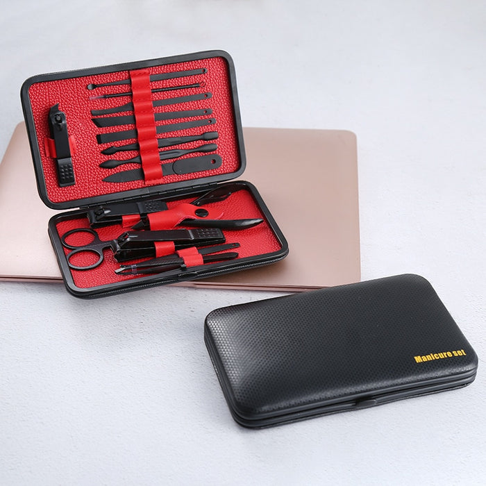15pcs/Set Stainless Steel Nail Clipper Kit - foxberryparkproducts