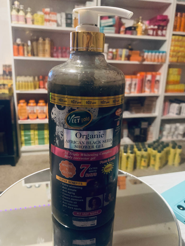 Veet Gold Organic African Black Seed Shower Gel