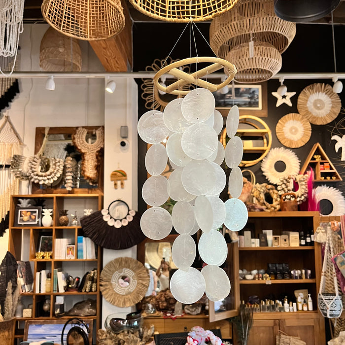 Mini Capiz Chandelier