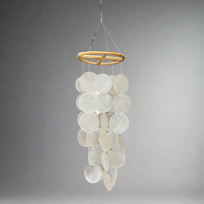 Mini Capiz Chandelier