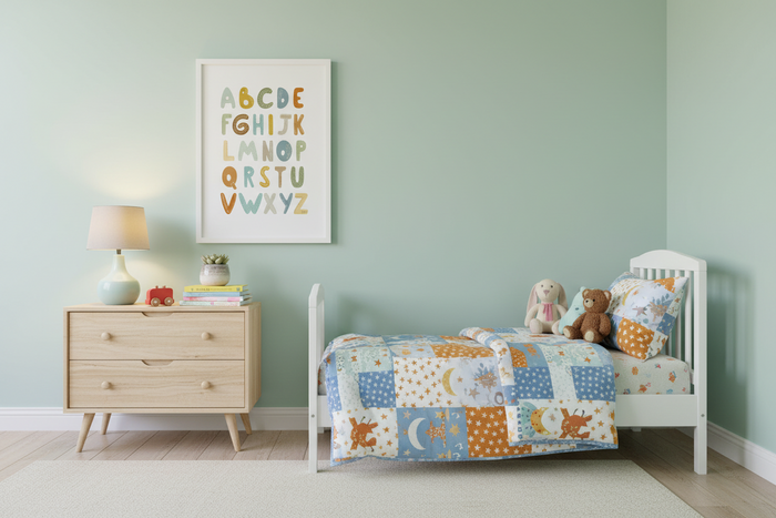 Kids Wall Art Gender Neutral Alphabet, Kids Wall Prints, Kids Wall Decor, Nursery Wall Art, Nursery Decor, Kids Wall Decor, Kids Bedroom Wall Decor, Made in the USA | Pippa + June