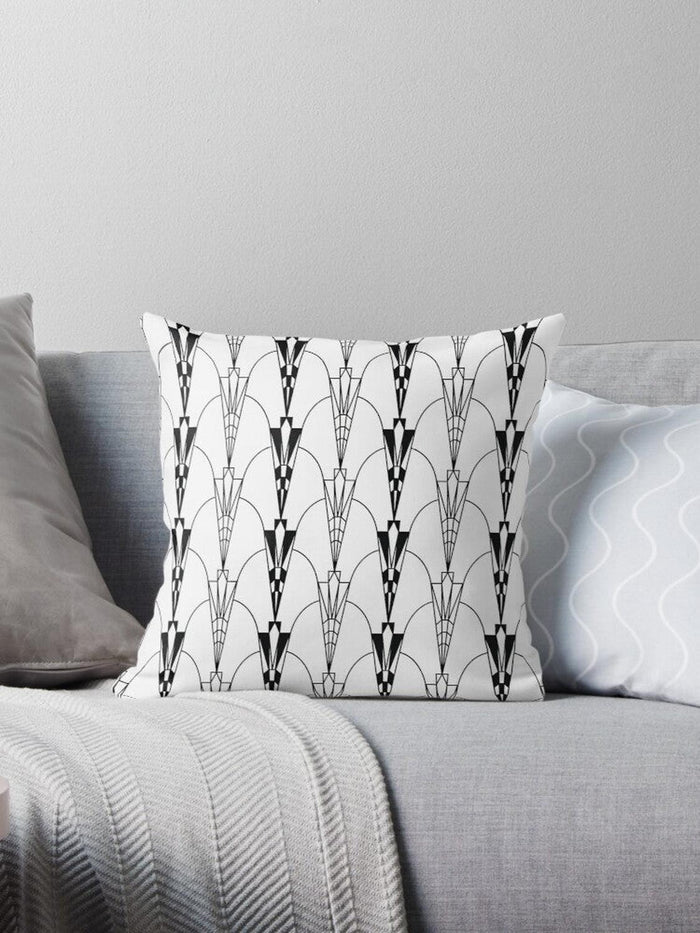Vintage Art Deco Throw Pillow, Art Deco Decor and Bedding | Pippa + June