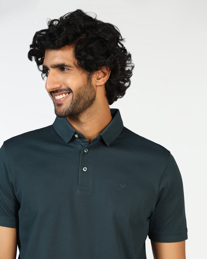 Beetle Textured Polo - Wayne