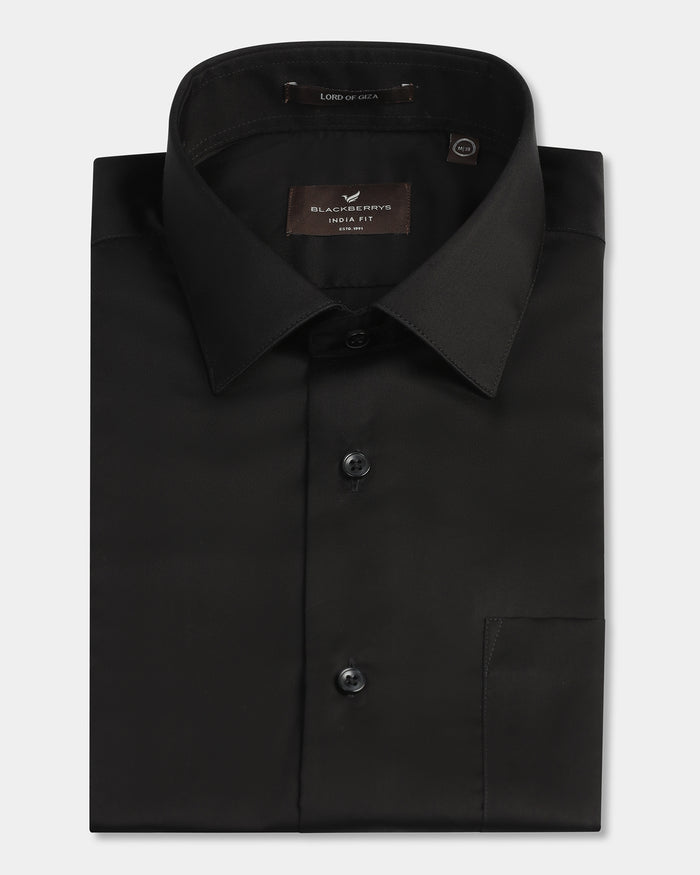 Black Solid Shirt - Dawn