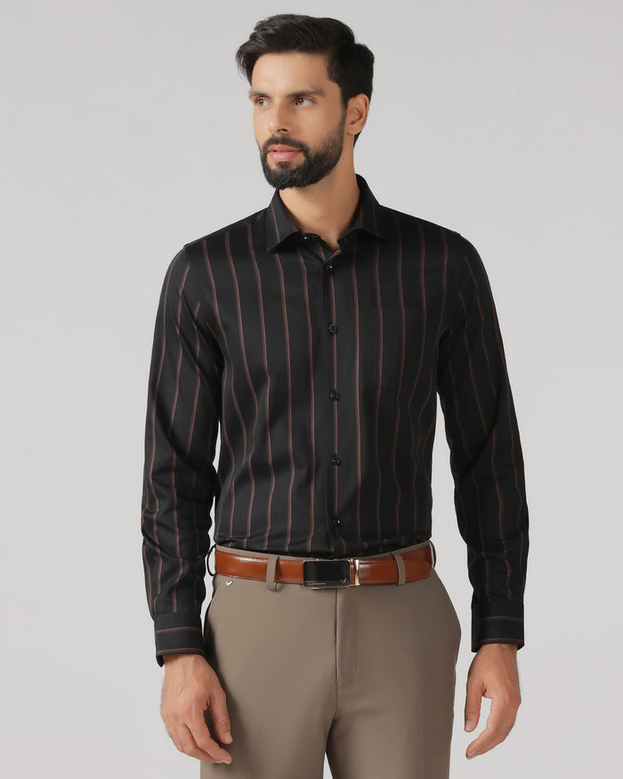 Black Stripe Shirt - Simon