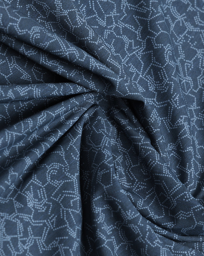 Blue Half Sleeve Techpro Printed Shirt - Ramtilhs