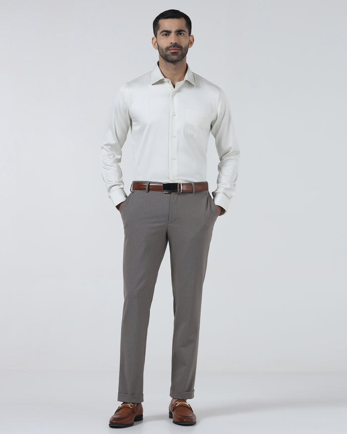 Brown Stripe Trouser - Warren