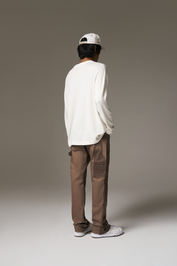 CANVAS CARPENTER TROUSER - BROWN