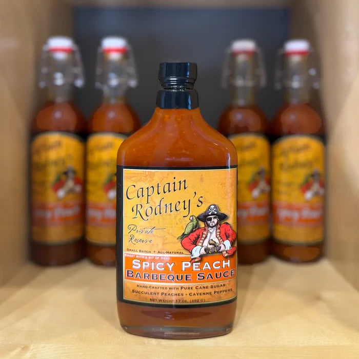 Captain Rodney's Spicy Peach Barbeque Sauce