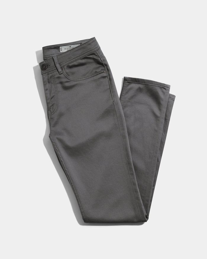 Charcoal Bleed Zero Slim Fit Jeans - Abto