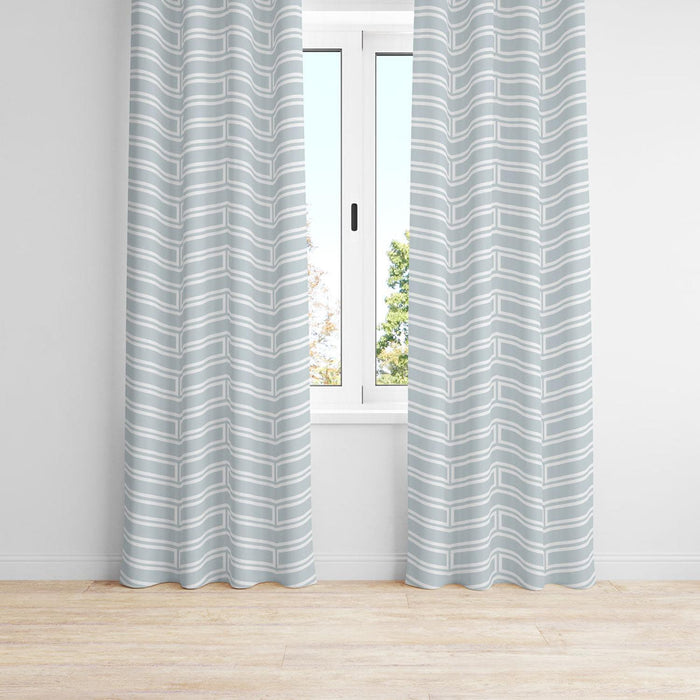 Blackout Curtain Panels Chevron, Bedroom Curtains, Window Panels, Window Coverings | Pippa + June