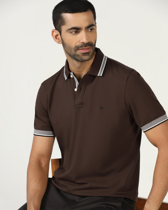 Chocolate Sauce Solid Polo - Taurus
