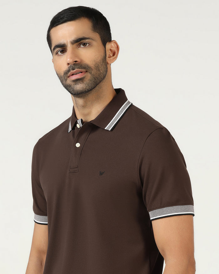 Chocolate Sauce Solid Polo - Taurus