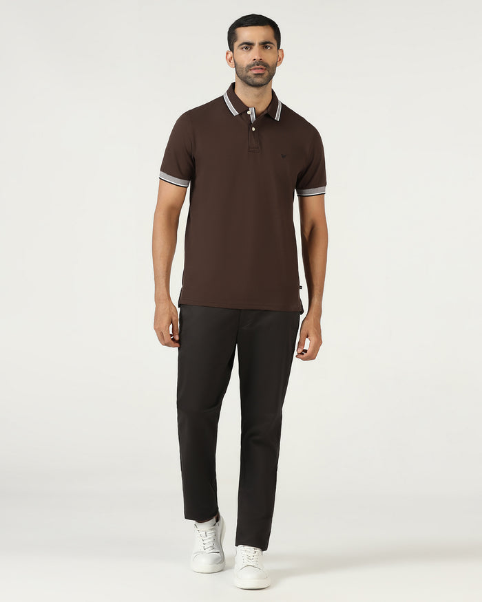 Chocolate Sauce Solid Polo - Taurus