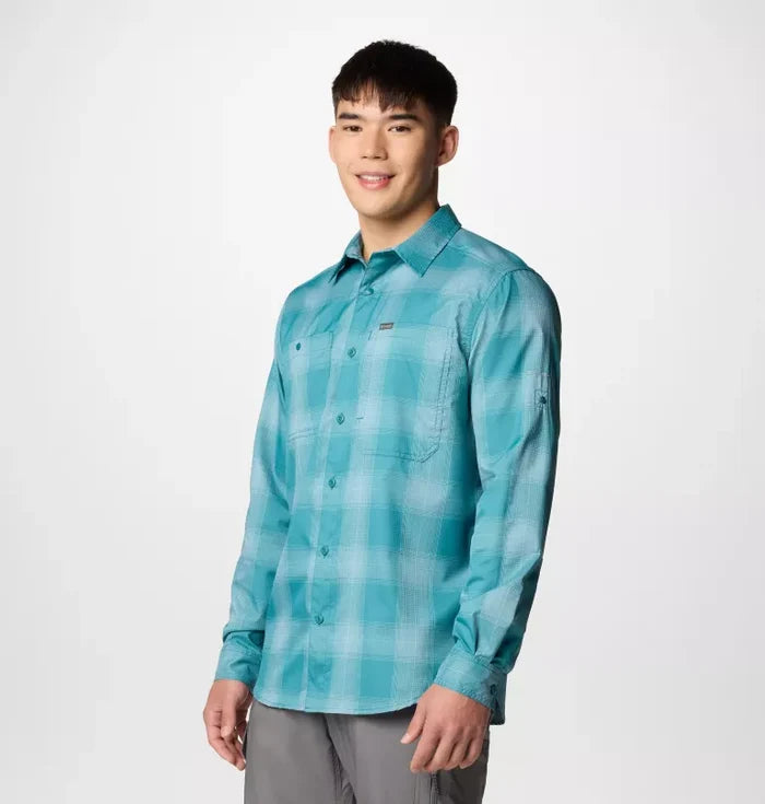 Columbia Mens Silver Ridge Utility Lite Plaid Shirt