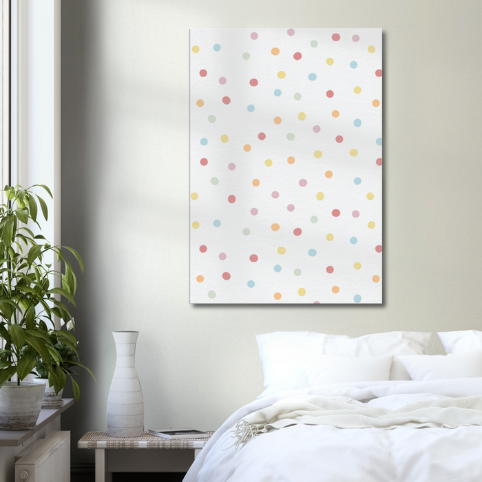 Wall Art Canvas Modern Confetti Dots, Canvas Print, Art Prints, Wall Decor, Made in USA | Pippa + June