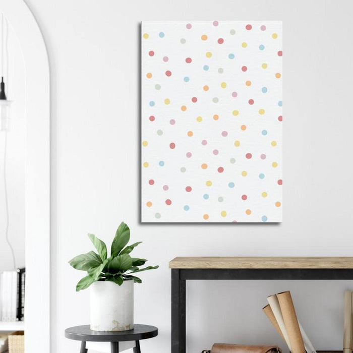 Wall Art Canvas Modern Confetti Dots, Canvas Print, Art Prints, Wall Decor, Made in USA | Pippa + June