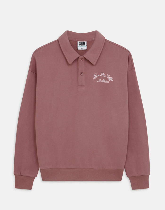 Daily Collared Sweatshirt in Terra Rose