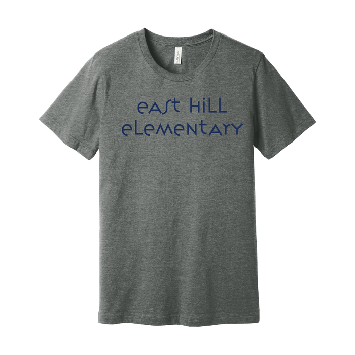 East Hill Elementary Modern Font T-Shirt