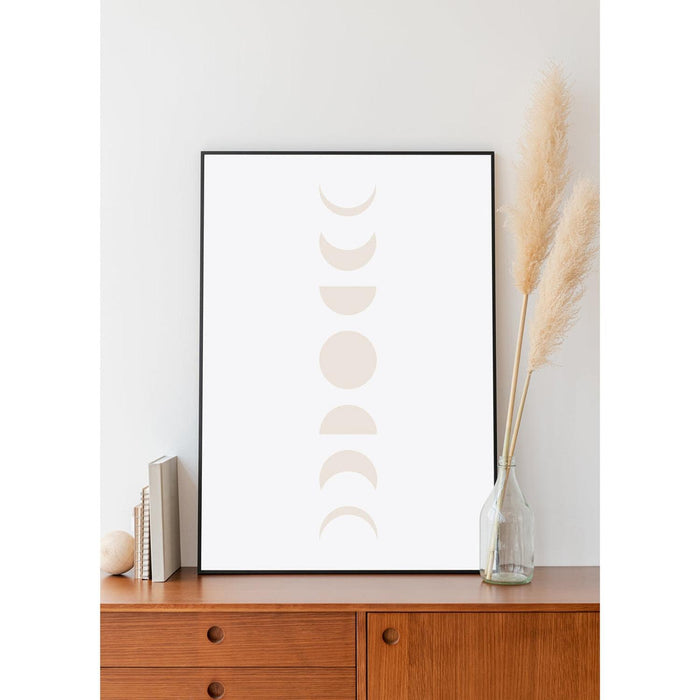 Wall Art Mid Century Modern Moon, Modern Paintings | Pippa +June