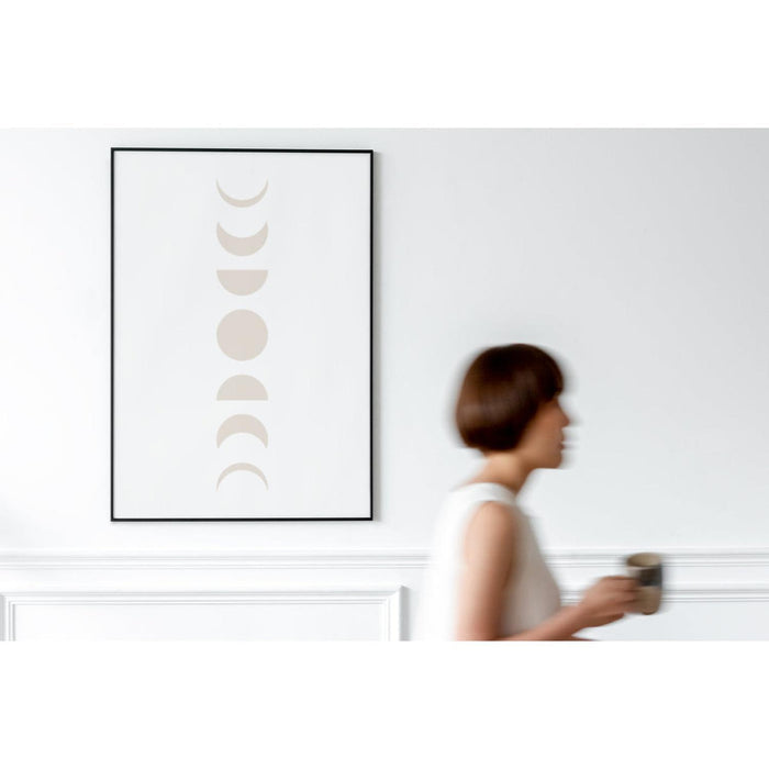 Wall Art Mid Century Modern Moon, Modern Paintings | Pippa +June