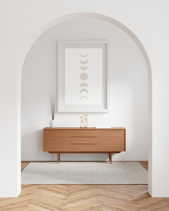 Wall Art Mid Century Modern Moon, Modern Paintings | Pippa +June