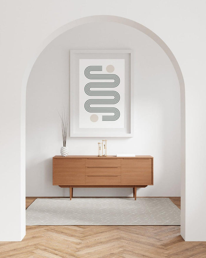 Mid Century Modern Art Print, Modern Minimalist Wall Art | Pippa +June