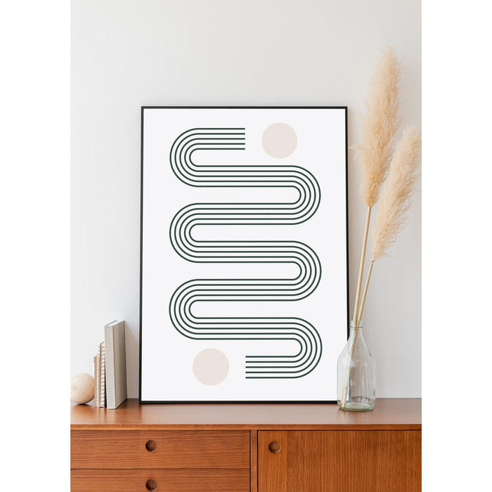 Mid Century Modern Art Print, Modern Minimalist Wall Art | Pippa +June