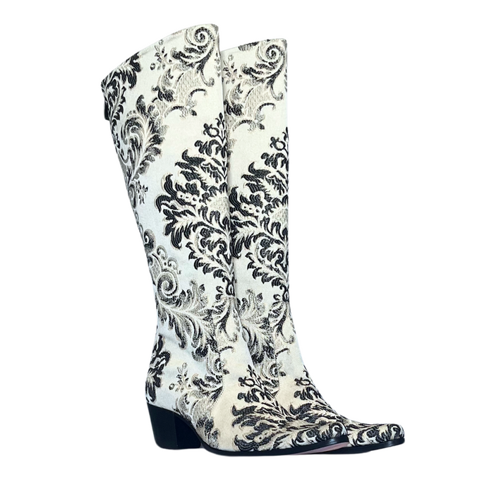 French Riviera Noir Knee High