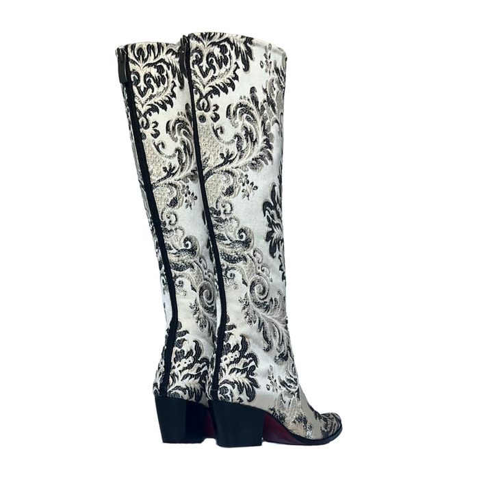 French Riviera Noir Knee High