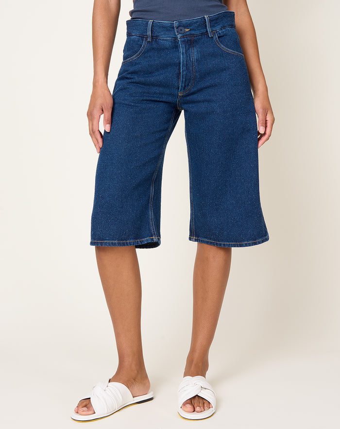 Baserange Grass Shorts in Indigo Blue