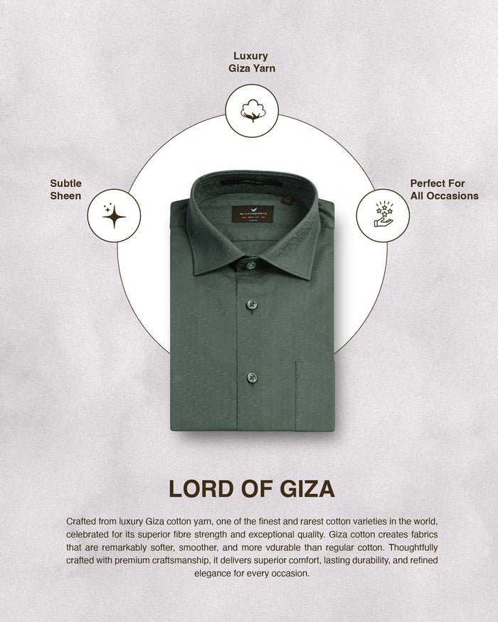 Green Jacquard Shirt - Romeo