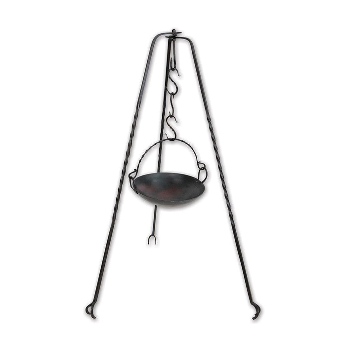 Hand Forged Iron Medieval Cooking Tripod