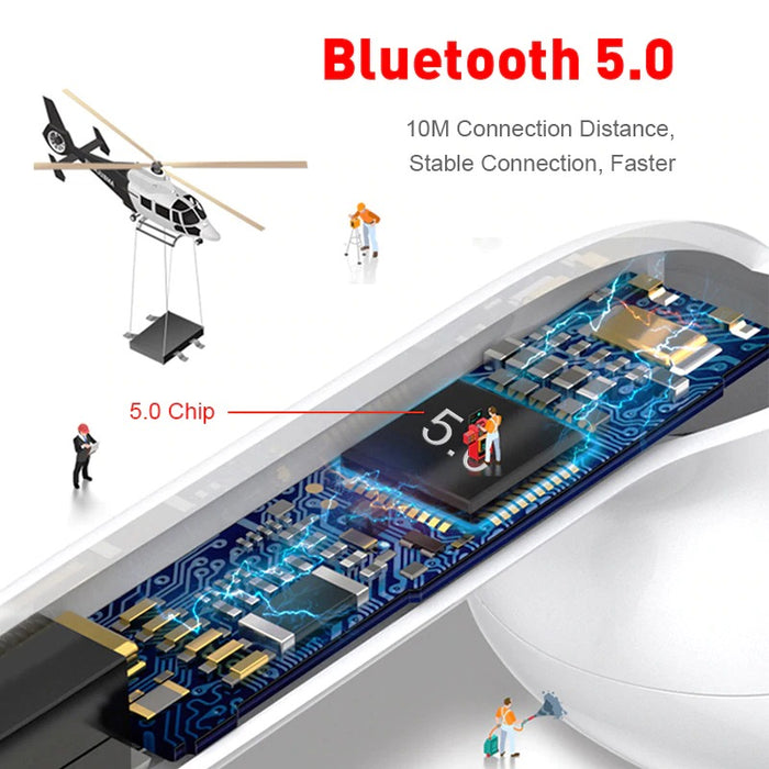 i12 Touch Key Wireless Headphone Earbuds - foxberryparkproducts
