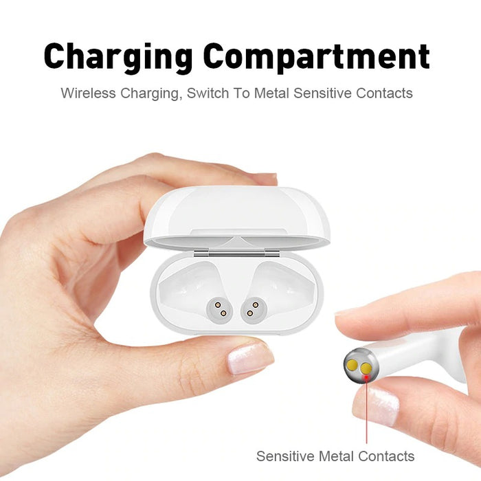i12 Touch Key Wireless Headphone Earbuds - foxberryparkproducts