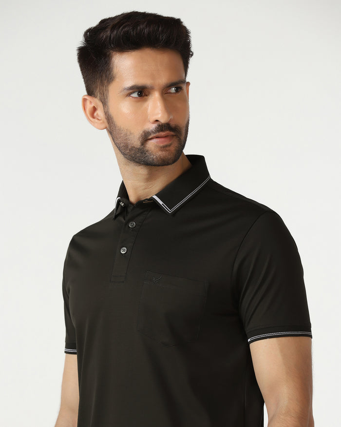 Kelp Solid Polo - Mond