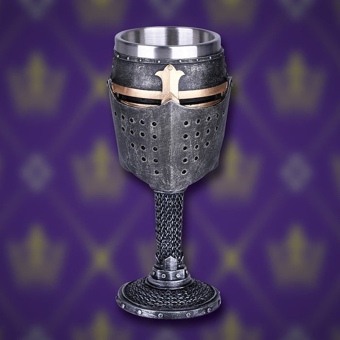 Knightly Helmet Goblet
