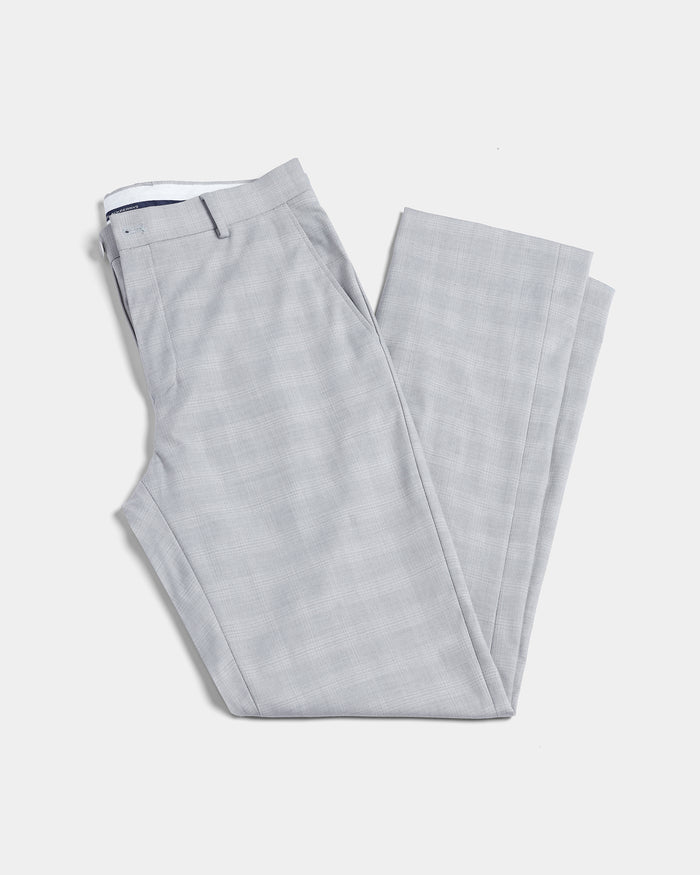 Light Grey Check Trouser - Rogers