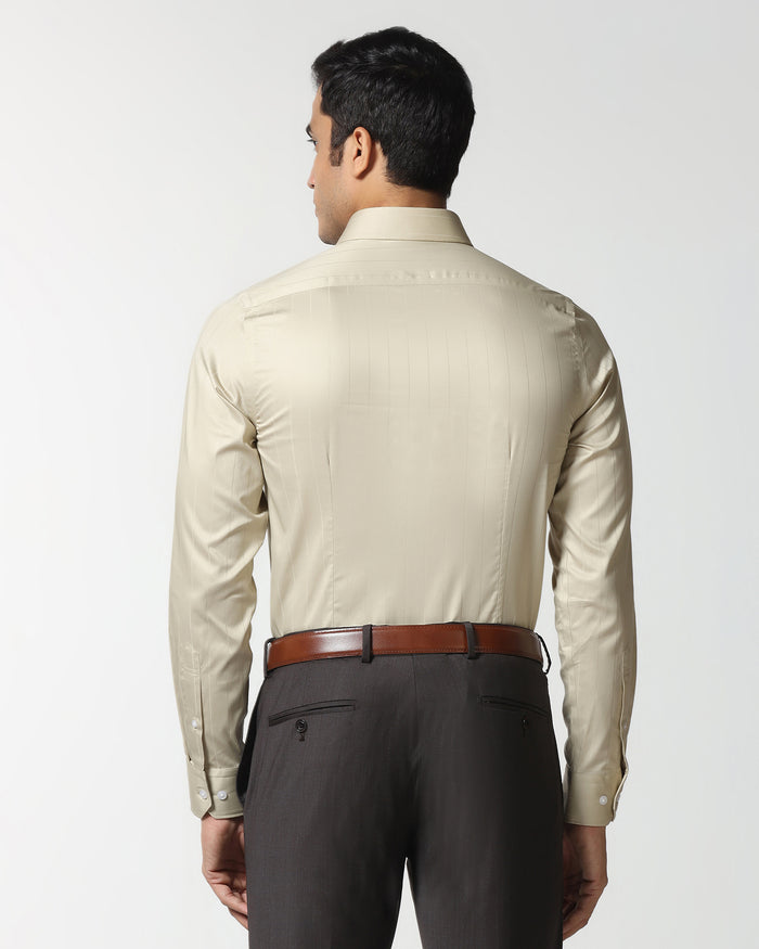 Light Olive Stripe Shirt - Epoxy