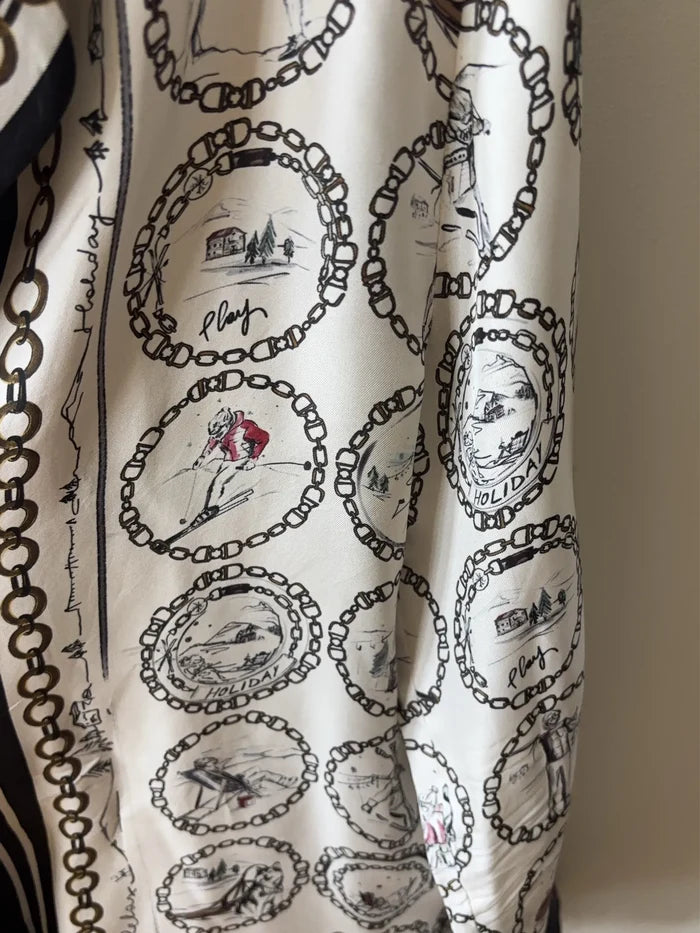Max Mara-sidenskjorta