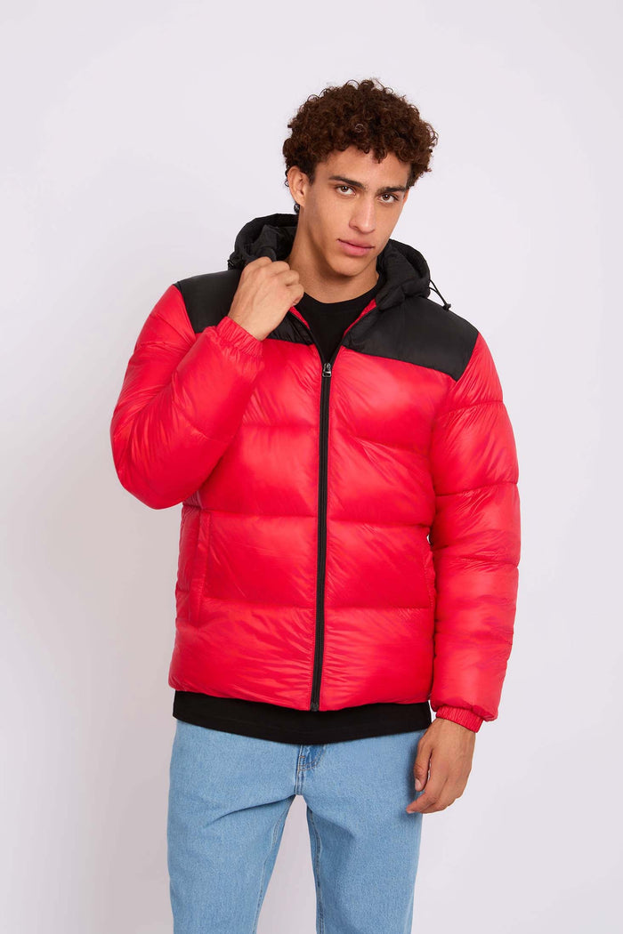 Men Jacket  Puffer Red