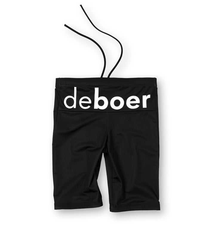 men's jammer big logo/black - deboer swim