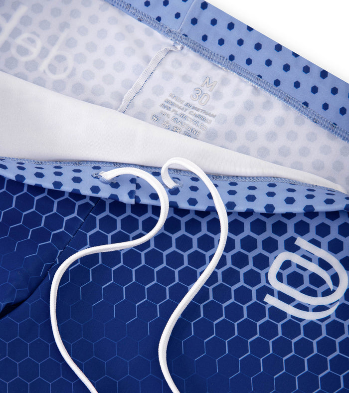 men's jammer hexskin/blue - deboer swim
