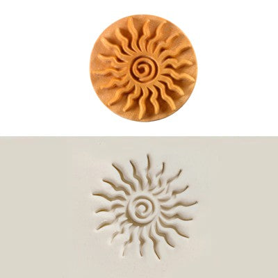 MKM XL Round Stamp - Spiral Sun