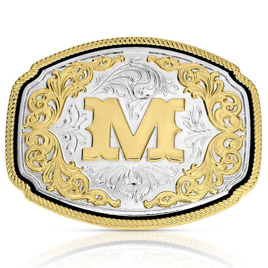 Montana Silversmiths Western Initial M Buckle