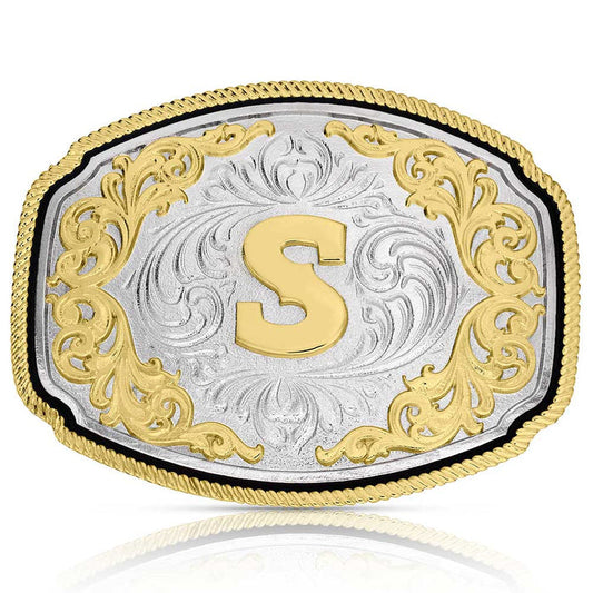 Montana Silversmiths Western Initial S Buckle