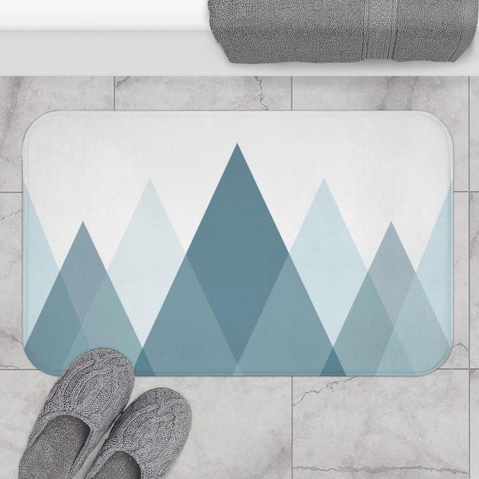 Mountains Bath Mat, Modern Bath Mat, Bath Rug, Bathtub Mat, Shower Mat, Bathroom Bath Mat, Bathroom Decor