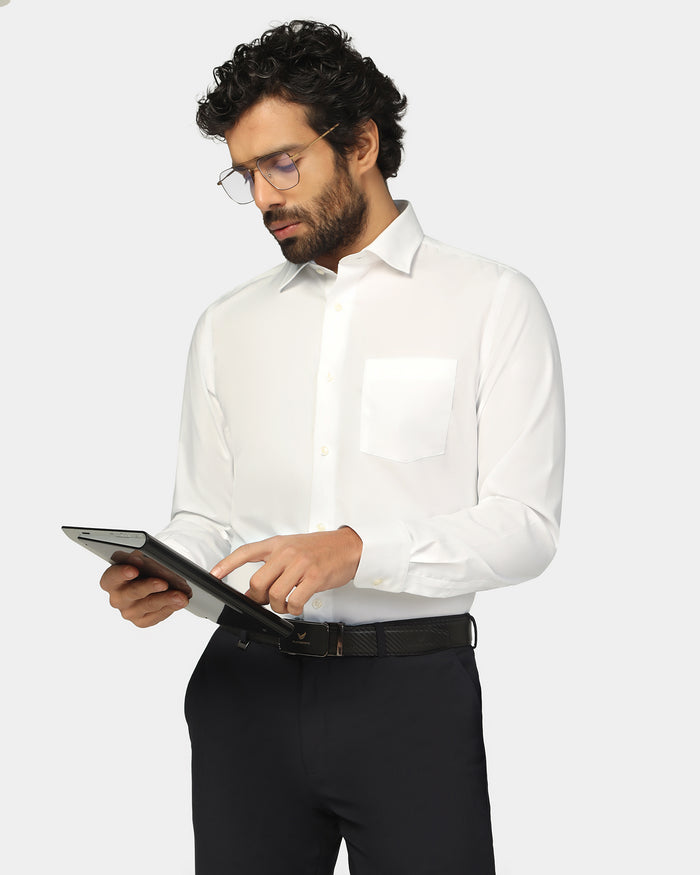 Must Haves Super White Solid Shirt - Soul