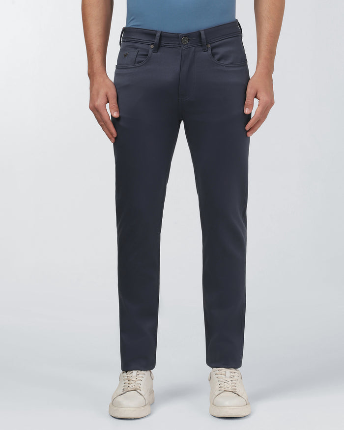 Navy Bleed Zero Slim Fit Jeans - Abto